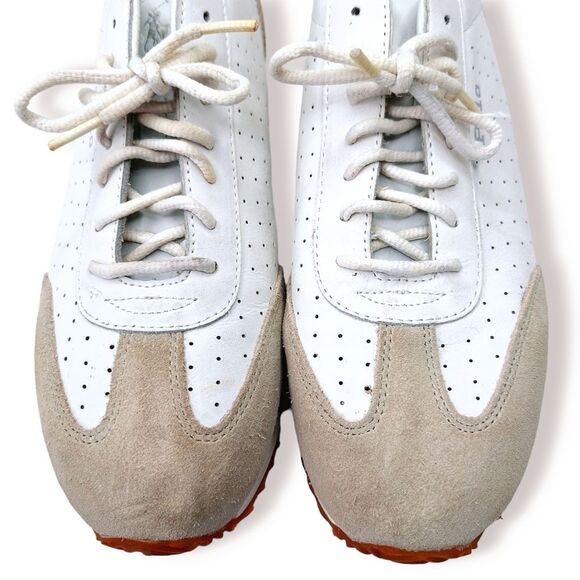 Polo Ralph Lauren Heritage Court II Leather Suede Tennis Court Sneakers Sz 10 - Picture 3 of 9